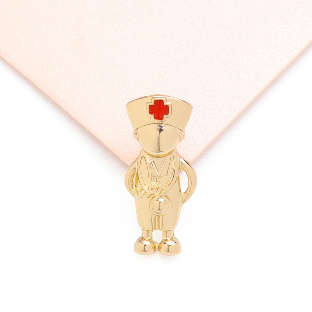 Лучший доктор булавки металлическая эмаль броши милые вечерние ювелирные