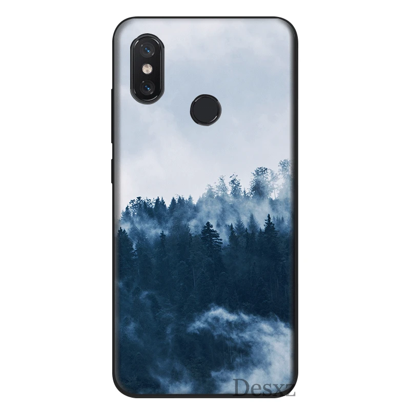 Силиконовый чехол для телефона Desxz Xiaomi Mi 6 8 9 10 9t cc9 E SE A1 2 Pro Lite горного пика Лесной