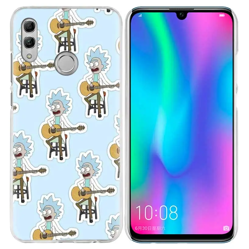 10 Рик и Морти мультфильм чехол для huawei Honor 8X Y9 9 10 Lite Play 7C 8C 8S 8A фотоаппаратов моментальной печати 7S 7A Pro V20 20i Y6 Y7 жесткий чехол из ПК для телефона - Цвет: 10