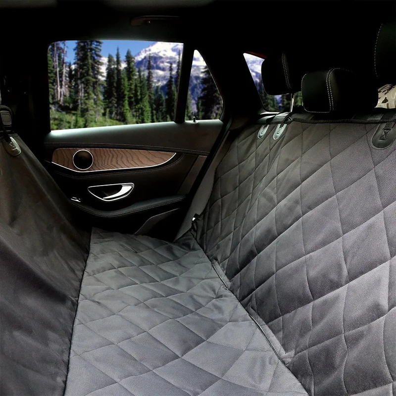 Pet Seat Cover Car Waterproof Scratch Proof Nonslip Backing Hammock Quilted Padded Durable for Cars Trucks and SUVs | Дом и сад