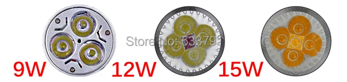 10x Cree GU10 led 9 Вт 12 15 ГУ 10 cob Светодиодная лампа AC85 265V CE/RoHS теплый/холодный белый