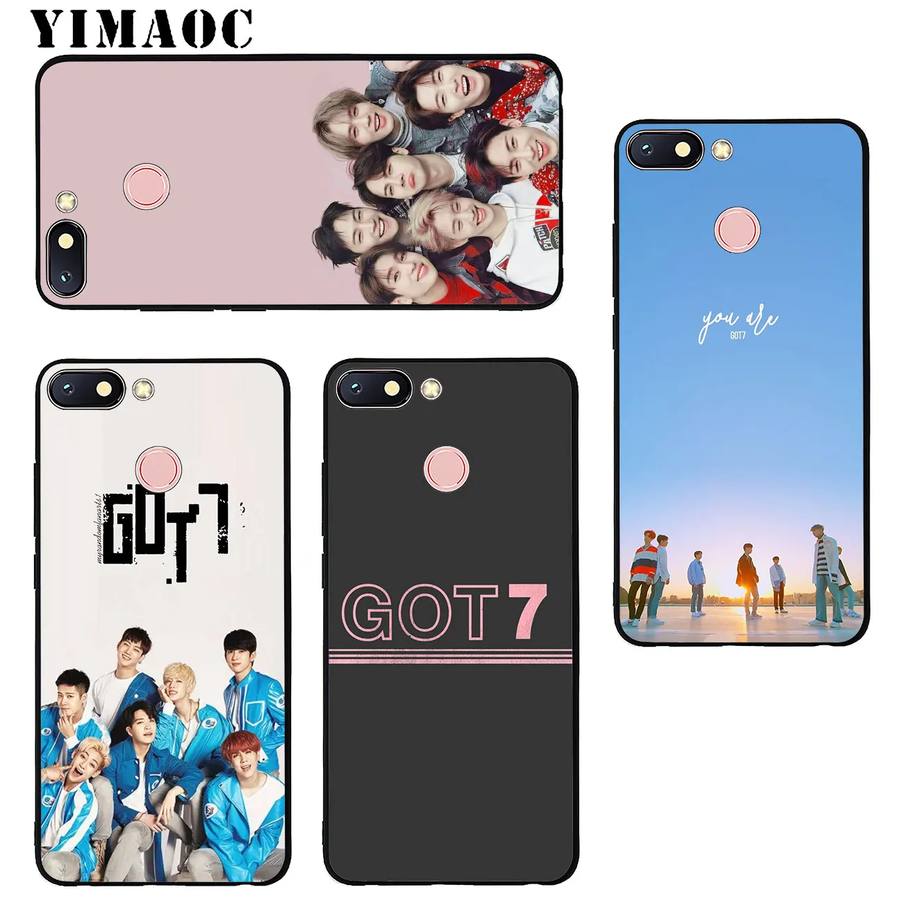 YIMAOC got7 kpop Mark JinYoung JB Мягкий силиконовый чехол для телефона Xiaomi MI 10 9 9T CC9 CC9E A3 Pro 8 SE A2