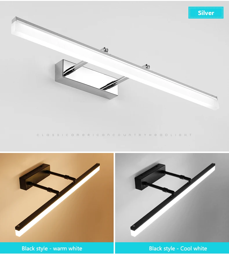 Современный светодиодный светильник для ванной комнаты настенный спальни