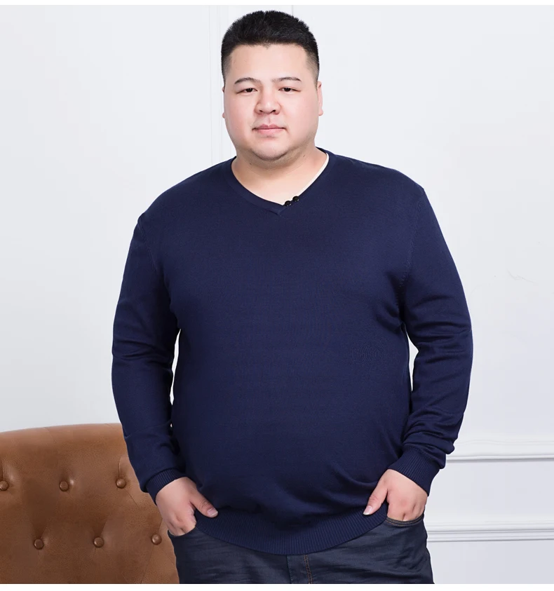 10XL 8XL 6XL 5XL 2018 весна зима новый свитер Мужской приталенный вязаный пуловер мужской