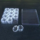 12 шт., пластиковые бутылочки для маникюра, 3 г