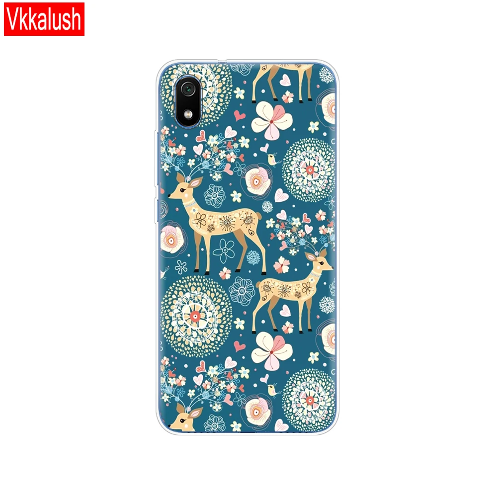 80173 Силиконовый чехол-сумка для Xiaomi Redmi 7a, чехол s, полная защита, мягкая задняя крышка из ТПУ для Redmi 7A, бампер, чехол для телефона - Цвет: 80173