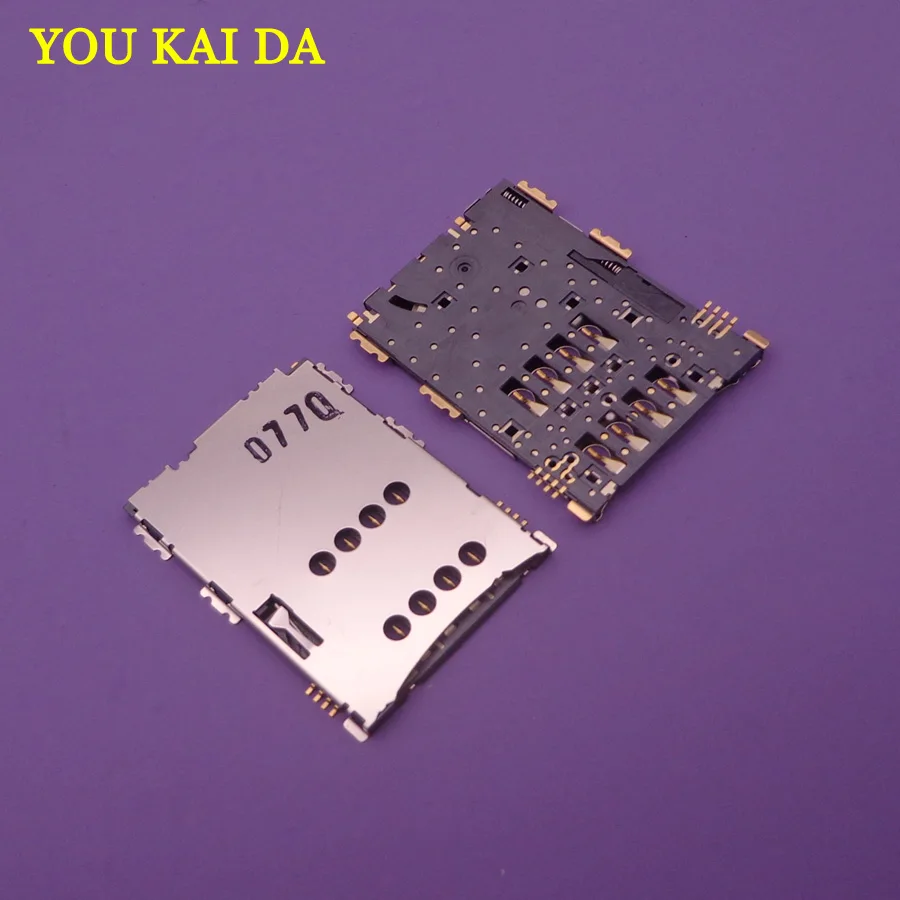 1 шт./лот держатель слота для Sim карты Лоток Samsung W2013 B9388 N8000 p6200 P3100 P1000 разъем чтения