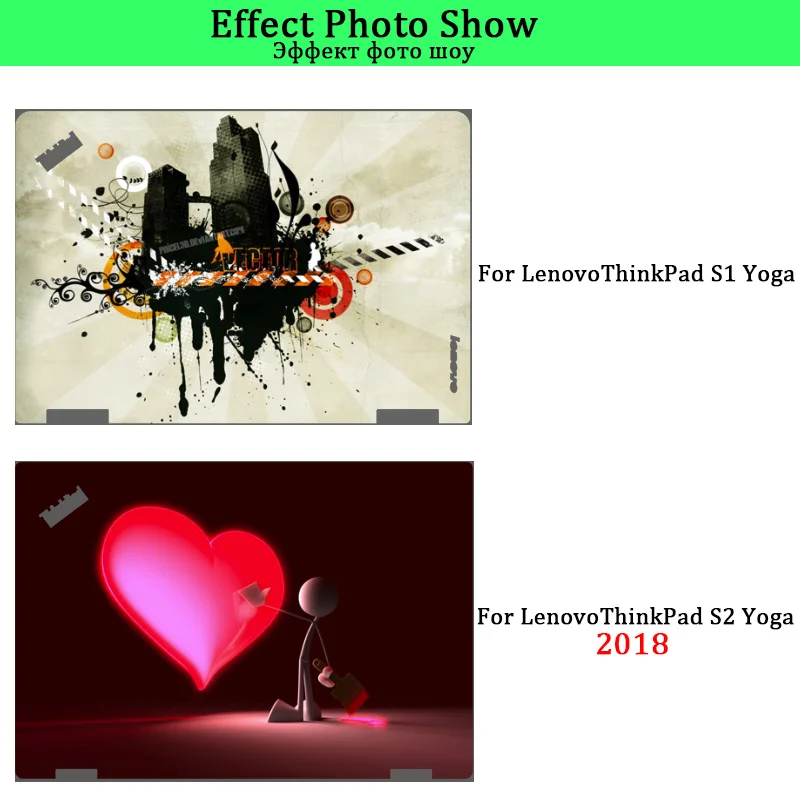 Защитная пленка для ноутбука Lenovo Thinkpad S2 Yoga 2018 Обложка S1 X1 2017 наклейка|Наклейки