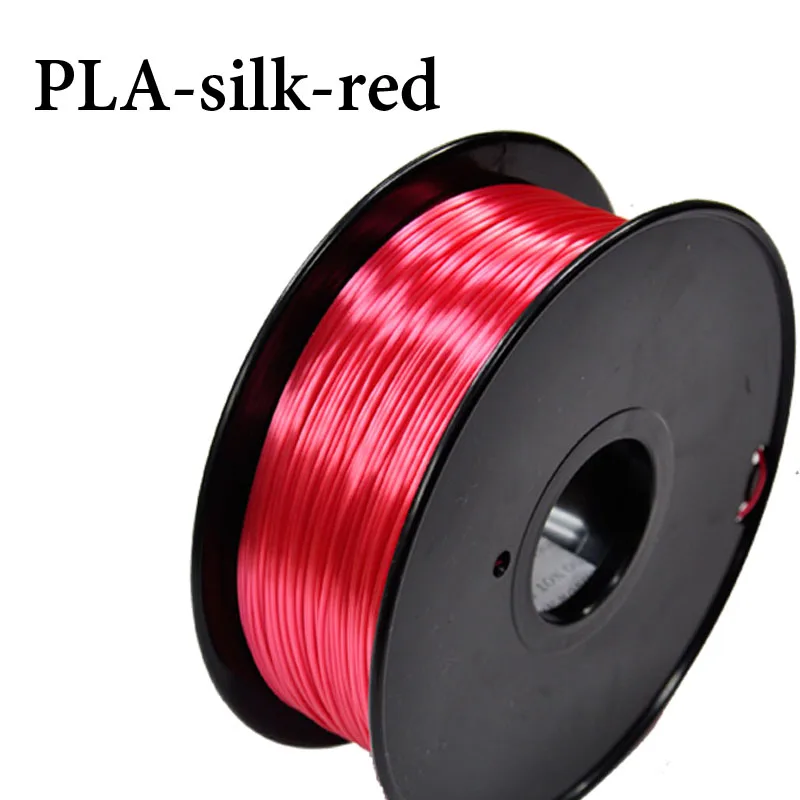 1kg-PLA-silk-red Продукт, тестовая нить для 3d принтера, 1 кг, 1,75 мм, PETG, синяя, 800 г, 1,75 мм, углеродное волокно, 1 кг, 1,75 мм, PLA, как шелковый Цвет - Цвет: 1kg-PLA-silk-red