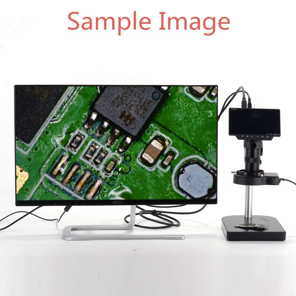 16MP микроскоп Камера sony Сенсор HD 1080P 60FPS HDMI USB промышленный цифровой Лупа с 5
