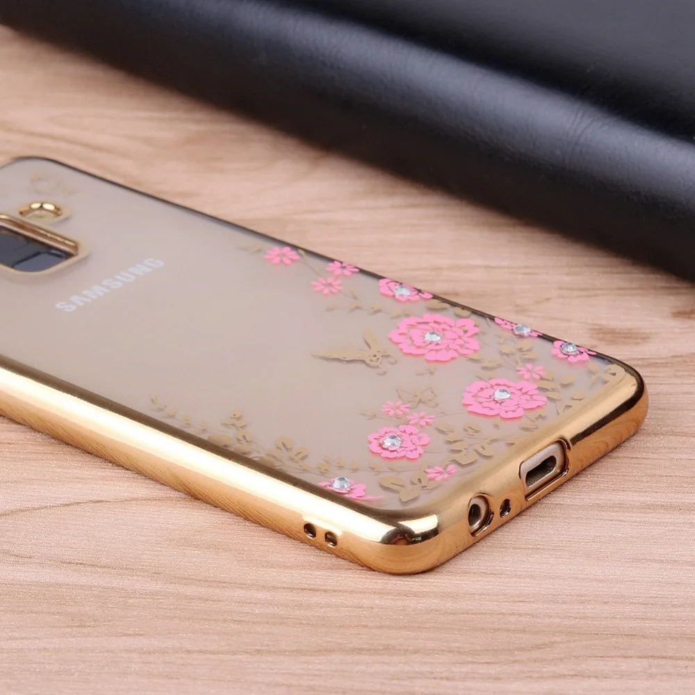 Garden Series TPU Soft Case for Samsung Galaxy Note 9 A9 A8 A6 Plus 2018 J2 J3 J4 J6 J8 S9 J7 Prime 2 Neo |