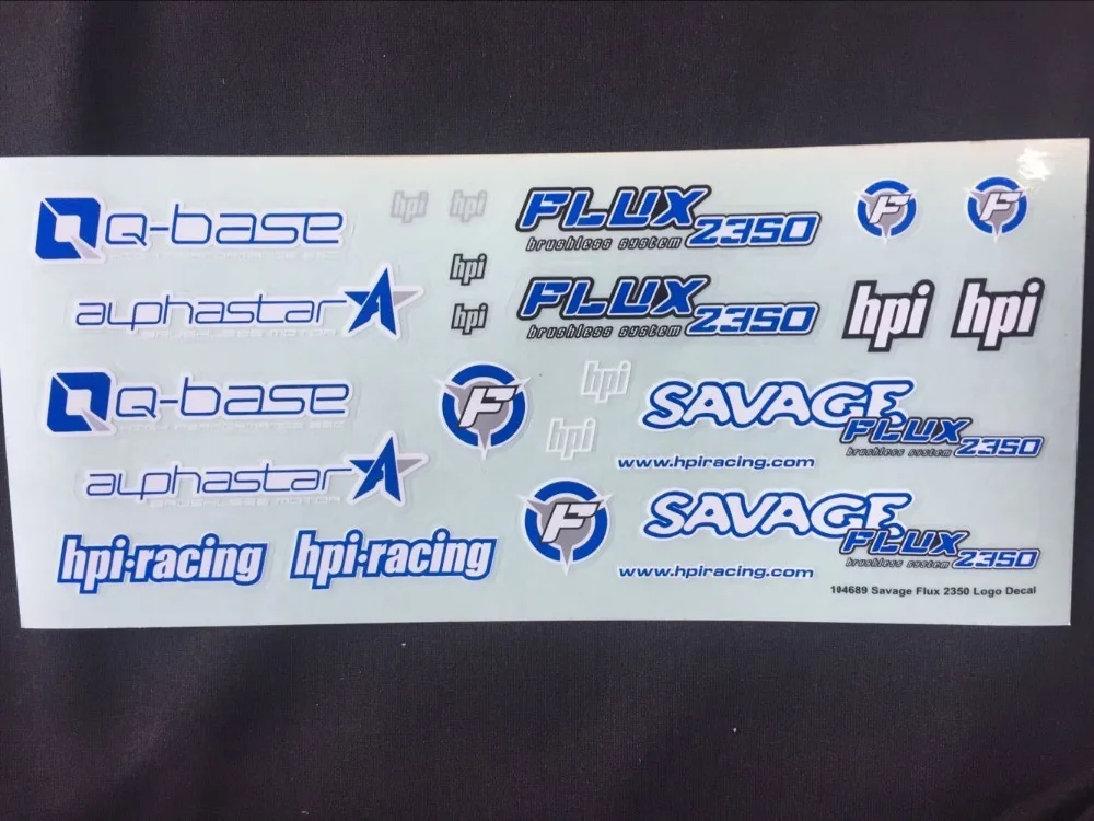 HPI Racing Savage FLUX 4 6 5 9 5B 5SC 5T 1/10 1/8 1/5 RC Crawler Car DIY Sticker 1 шт.|savage flux|rc crawler1/5 rc |