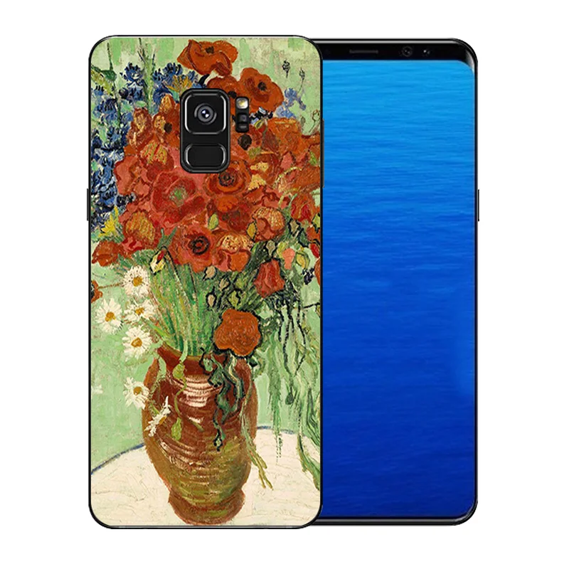 6 2 &quotпрозрачный силиконовый чехол для Samsung Galaxy S9 Plus с рисунком Ван Гога мягкий из