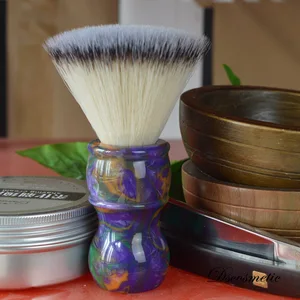 DSCOSMETIC Galaxy 24 мм Новый flat top помазок синтетические волосы помазок konts для человека влажного бритья