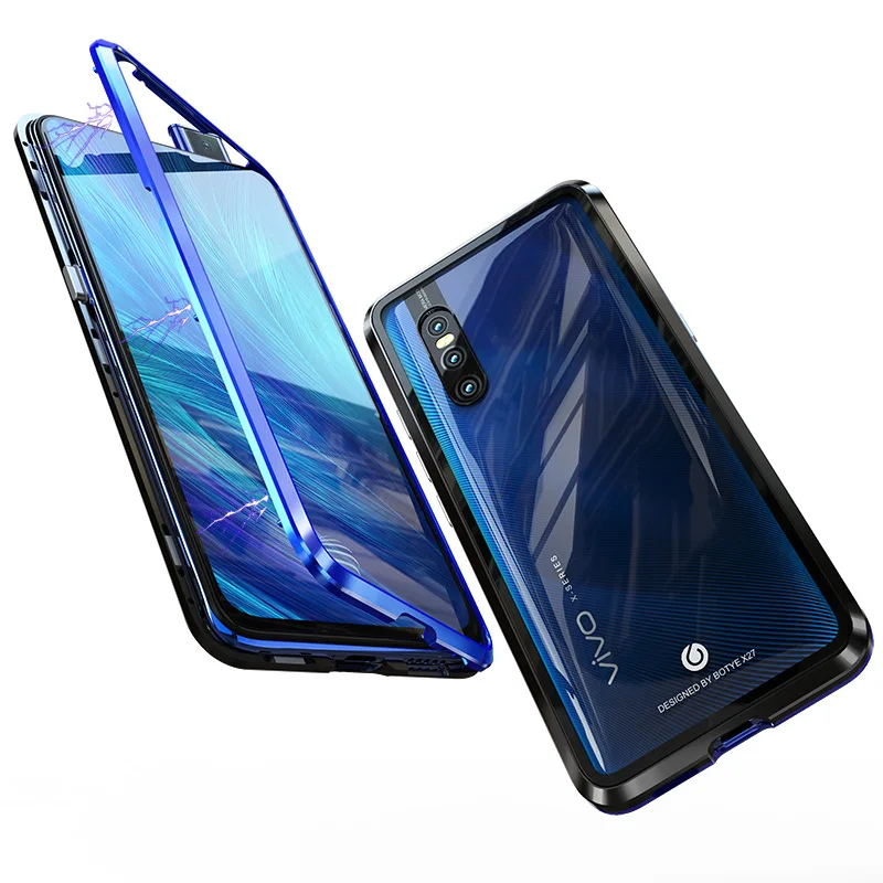 Для Samsung A30 50 60 70 80 двусторонняя магнитная металлическая граница King A7 2018 все