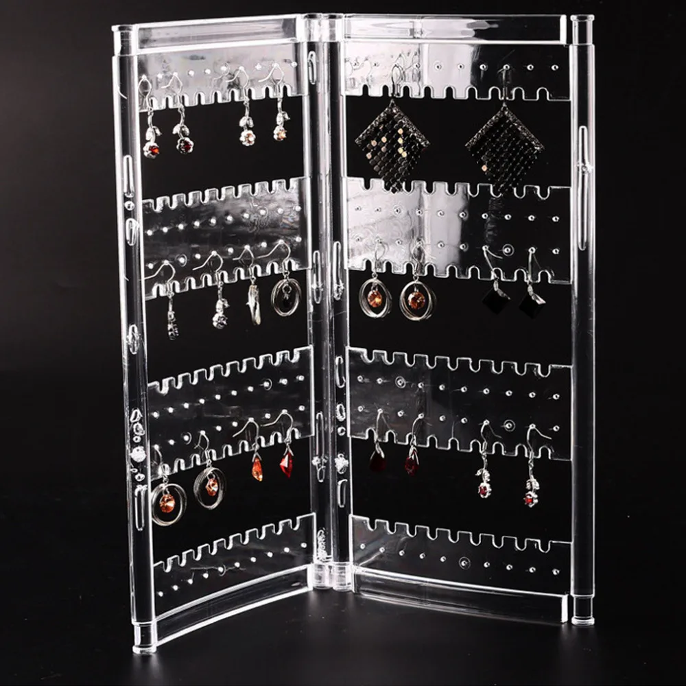 Новинка 2016 креативные серьги с кристаллами и 2 дверями подставка для
