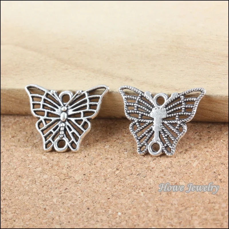 Подвеска бабочка из сплава под старину серебро 30 шт.|accessories for small dogs|accessories
