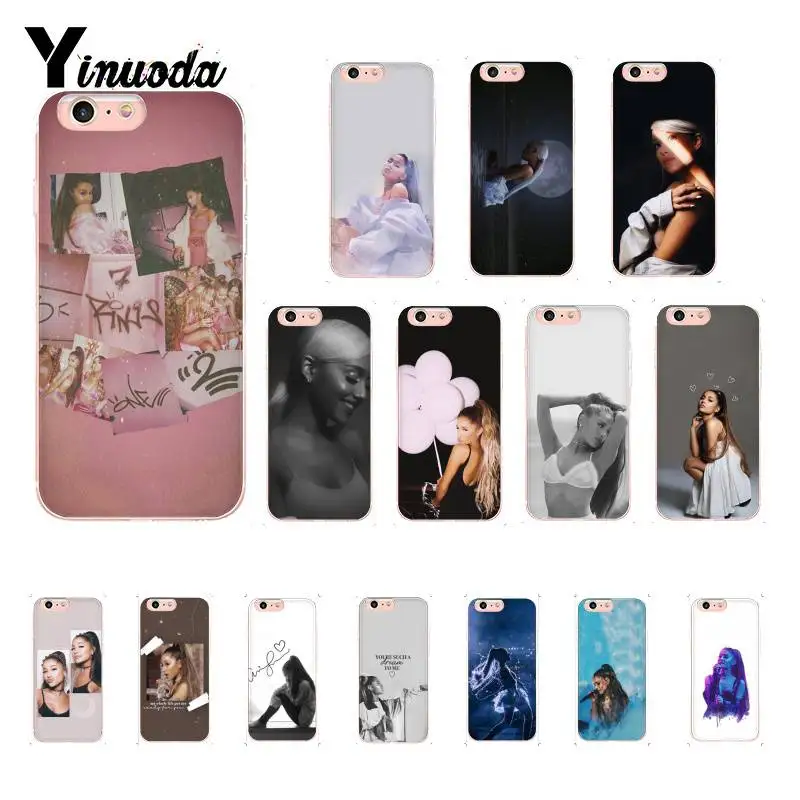 Yinuoda кольца Ариана Гранде ТПУ Мягкий силиконовый чехол для телефона для iPhone 5 5Sx 6 7 7plus 8 8Plus X XS MAX XR Capa 11 11pro 11promax