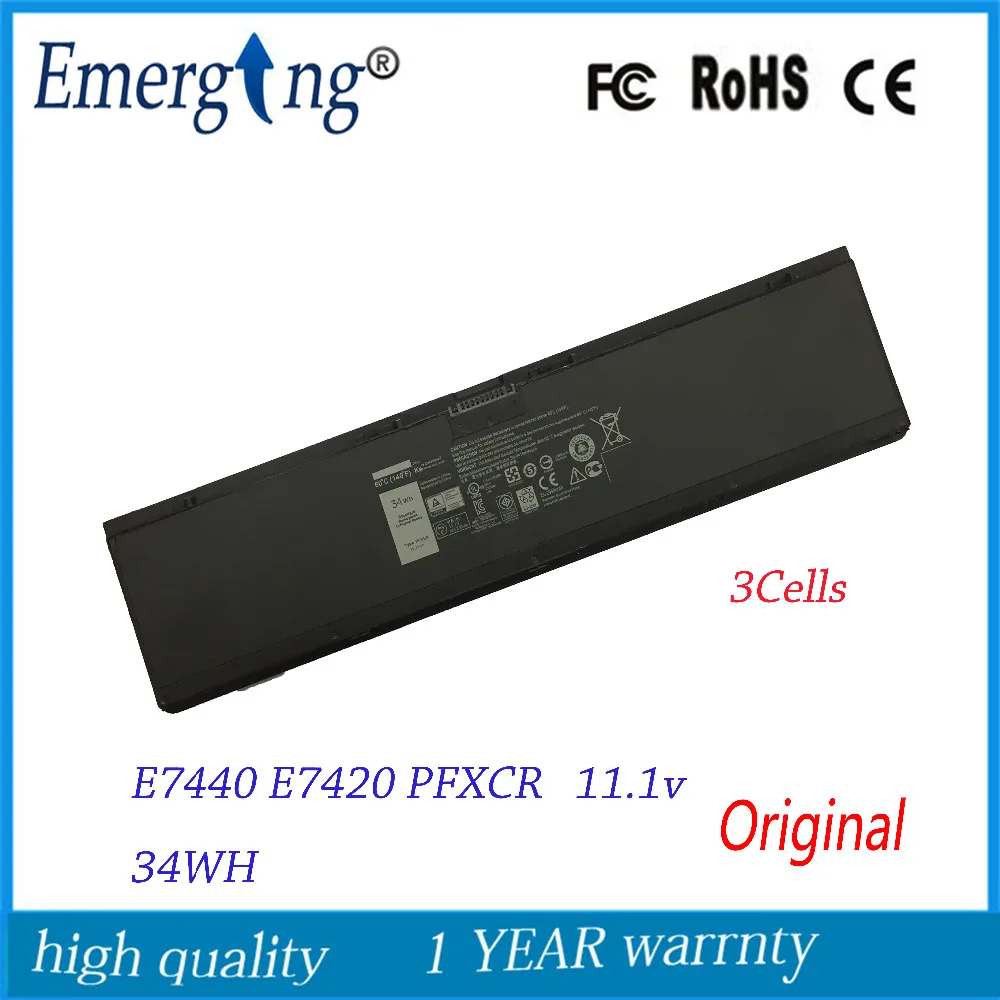 

11.1V 34WH New Original Laptop Battery for Dell E7440 E7420 34GKR 451-BBFS 451-BBFT 451-BBFV PFXCR T19VW 451-BBFY G0G2M