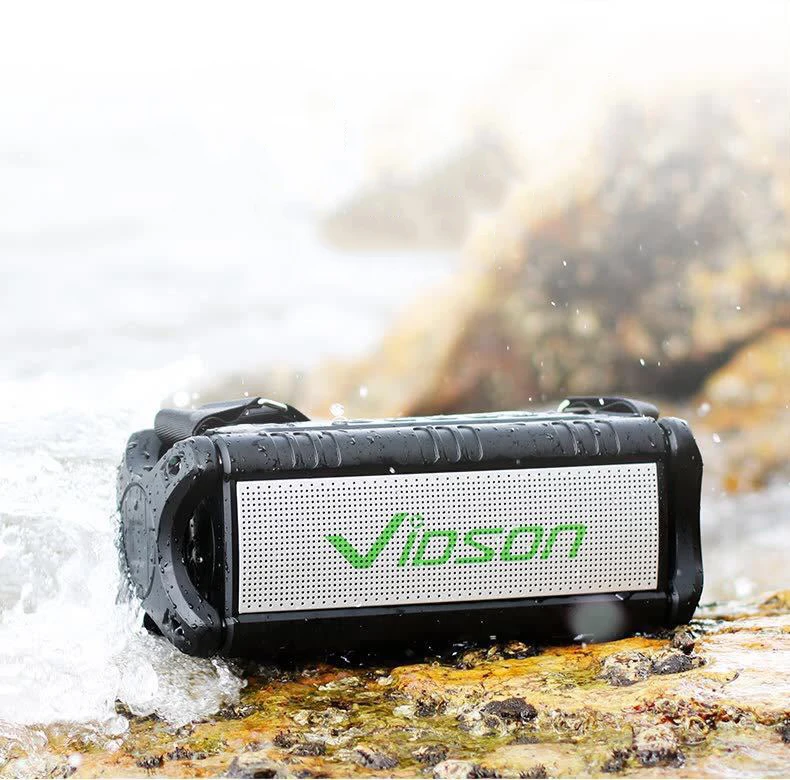 Vidson D8, уличные Bluetooth колонки, беспроводные 40 Вт, высокомощный сабвуфер, 360 объемный звук, 4000 мАч, для зарядки мобильного телефона