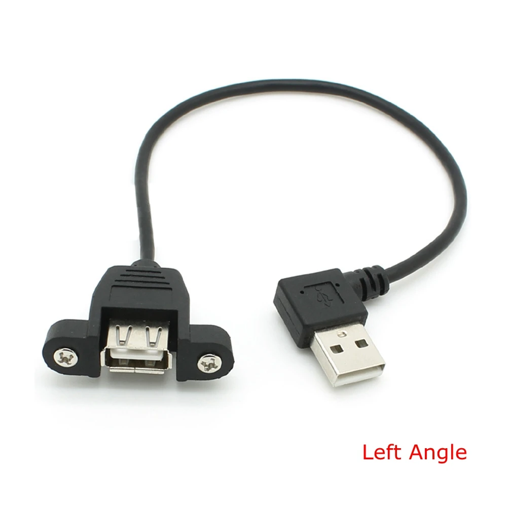 25 см 90 градусов вверх вниз влево вправо Угловой USB 2 0 A штекер к гнезду удлинитель