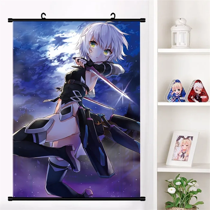 Аниме игра Fate/Apocrypha Fate/Grand Order Jack the RipperWall прокрутка плакат мультфильм настенные подвесные плакаты домашний декор - Цвет: A