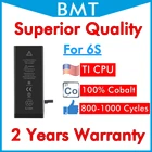 BMT оригинал, 5 шт., высокое качество, батарея для iPhone 6 S, 1715 мАч, iOS 13, запасные части, 100% кобальтовый элемент + технология ILC, 2019