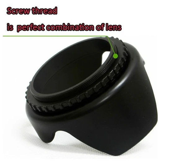 50x Новый профессиональный RISE (UK) 49 мм Цветочная лепестковая бленда объектива для