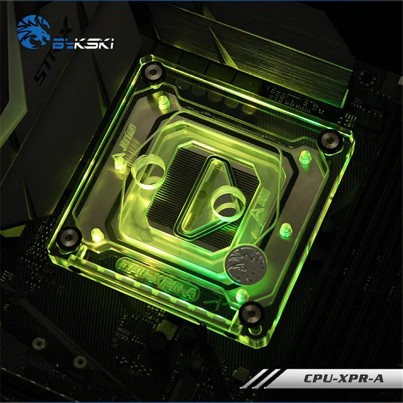 Bykski Процессор воды блок Поддержка intel 2011 1151X299 для компьютера PC система охлаждения Процессор-XPR-A