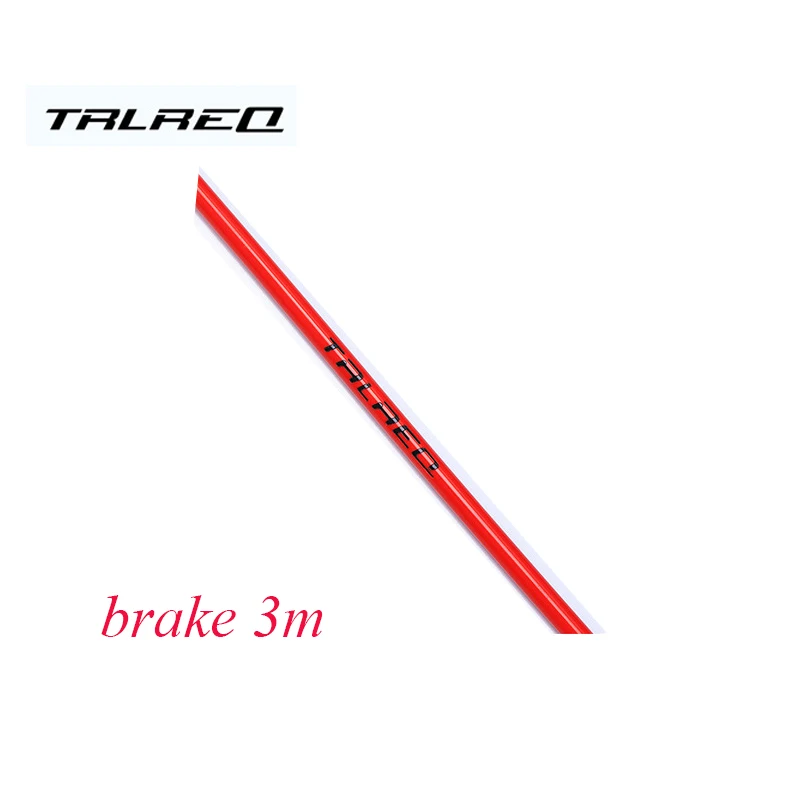 red brake TRLREQ, 3 метра, набор тормозных кабелей для велосипеда, шоссейный велосипед, MTB, тормозной кабель, дисковая линия, тормозная проволока, кабельная линия/комплект переключения передач, 5 цветов - Цвет: red brake