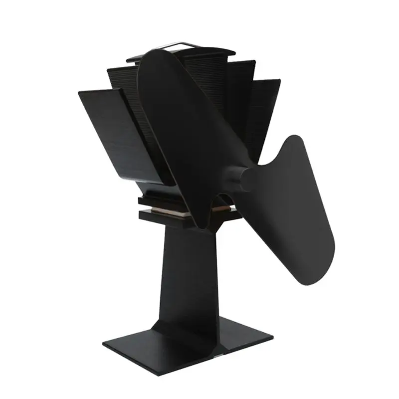 Тепловая плита с 2 лопастями Верхний вентилятор алюминиевый бесшумный