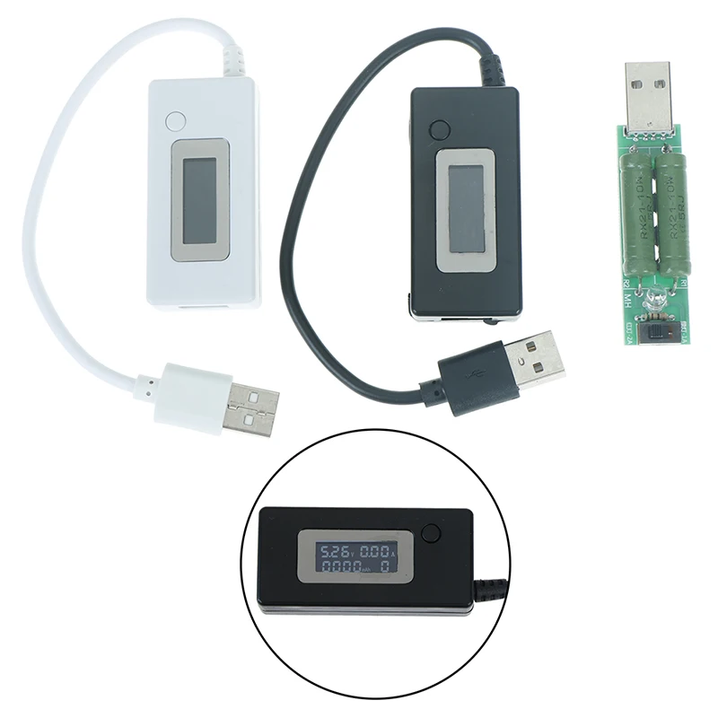 1 шт. Новый цифровой Usb Lcd детектор напряжения тока Мобильная мощность зарядное