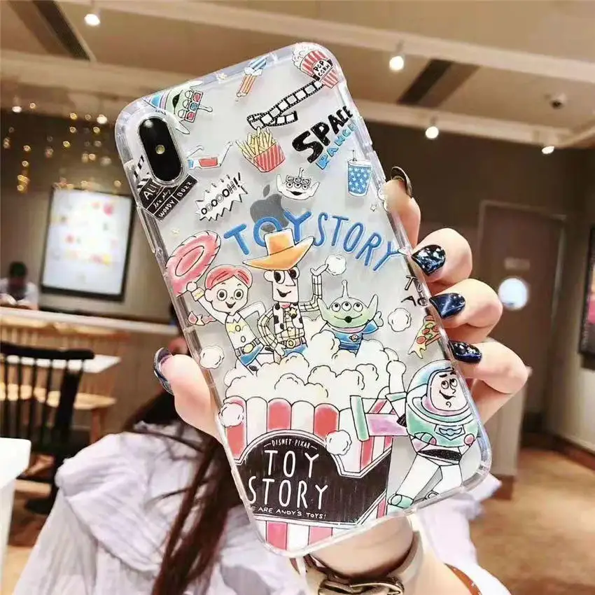 Photo Pattern Прозрачная мягкая задняя панель из ТПУ чехол для iPhone XR XS MAX 8 7 6s милое парадное мультфильма «История игрушек», «Университет Монстров и Салливаном чехол для телефона Capa - Цвет: Photo Pattern
