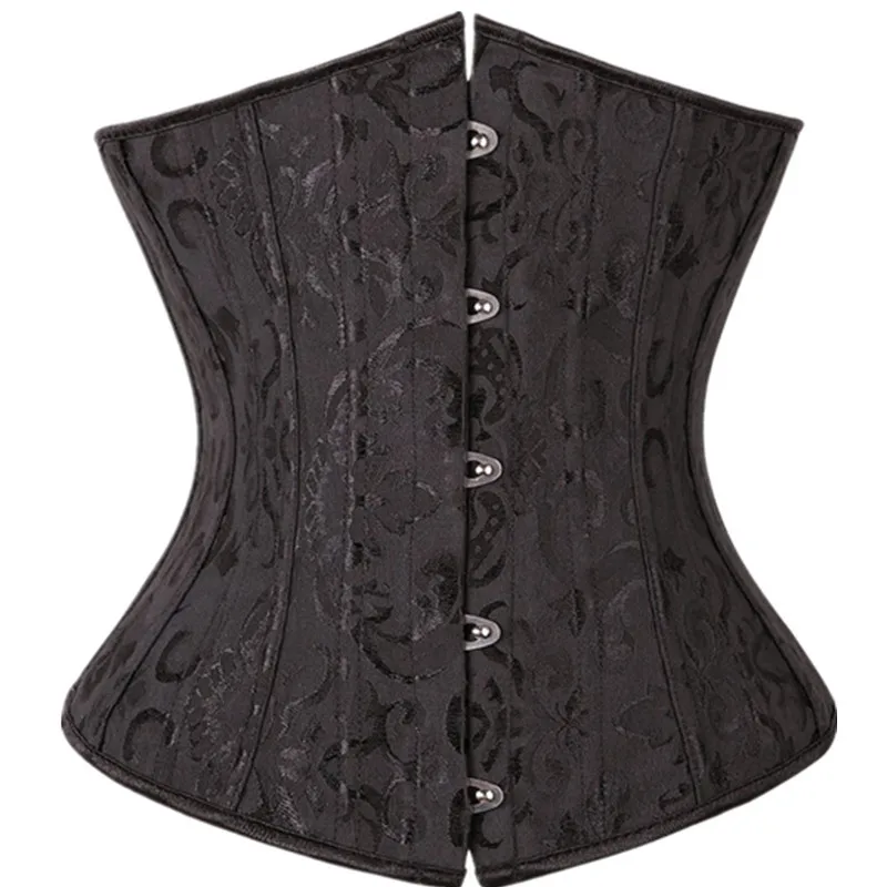 Готический корсет Для женщин сексуальный под грудью Сталь костей с функцией