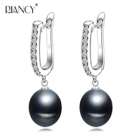 fashion freshwater pearl earrings for women white black natural pearl jewelry wedding party love gift new