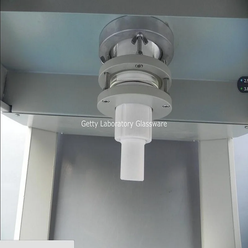 Однослойный стеклянный химический реактор 100 л резервуар химического реактора с