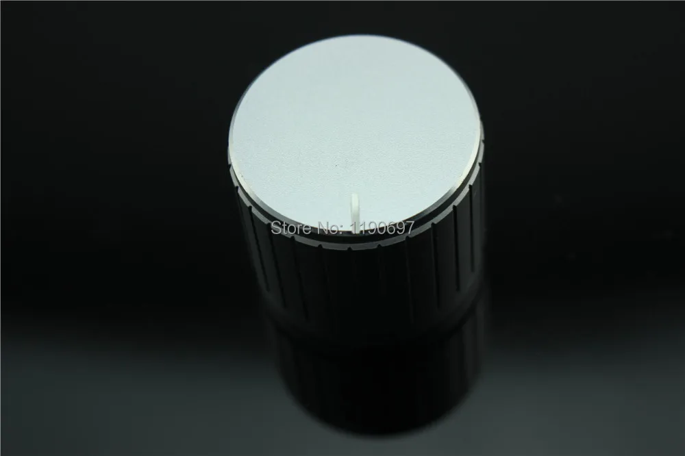 

Solid Aluminum Knob Volume Knob Potentiometer Knob 30MM* 25MM Bore 6.35MM 1Piece Free Shipping