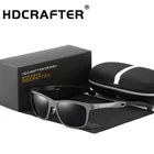 HDCRAFTER Мужские Винтажные алюминиевые квадратные поляризованные солнцезащитные очки, классические брендовые солнцезащитные очки с покрытием, линзы для вождения, мужскиеWome