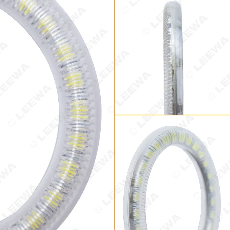 LEEWA автомобильный LED Halo кольца ангельские глазки DRL фара для Chevrolet Captiva S3X (06 2011) свет
