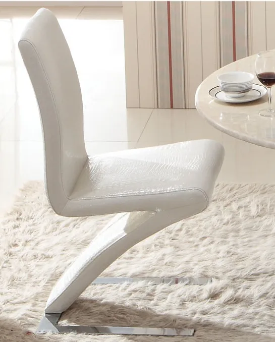 Модный обеденный стул из искусственной кожи в стиле русалки современный черный