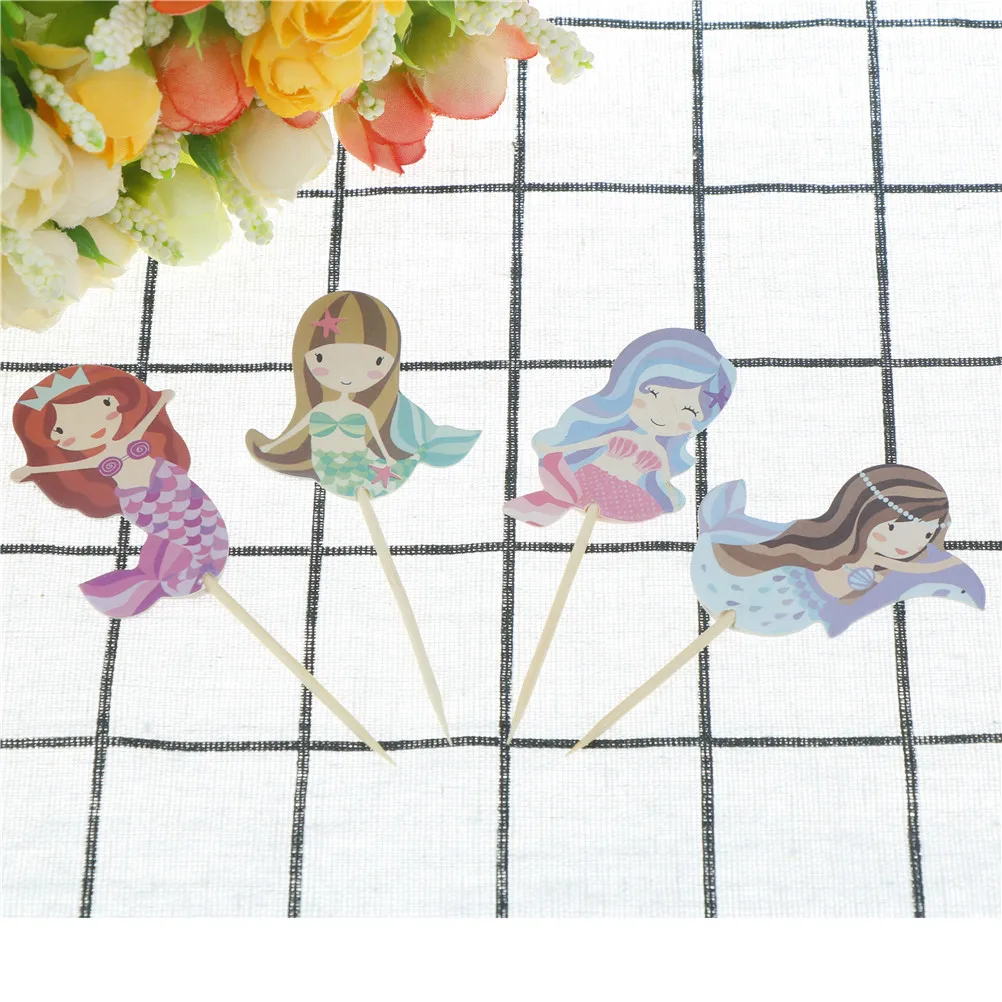 24 шт./лот детские принадлежности для дня рождения чехлы кексов Детские душа