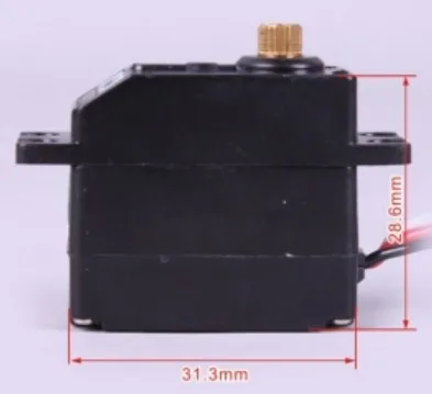 Пружинный RC Аналоговый сервопривод Φ 2 9 кг/27g 24T Hitec с металлическими шестернями
