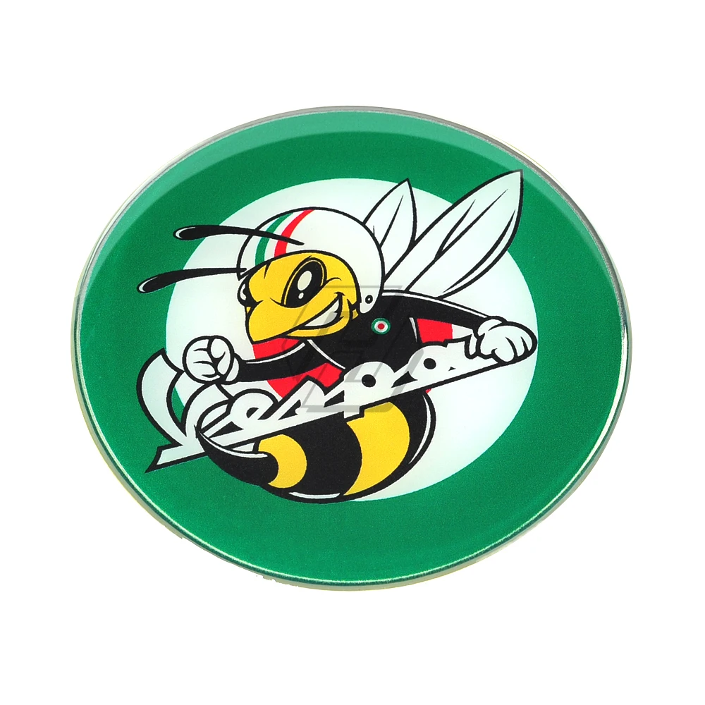 

3D Round Motorcycle Decal Sticker Resin Italy Stickers Case for PIAGGIO VESPA GTS GTV LX LXV 125 250 300 Ie Super