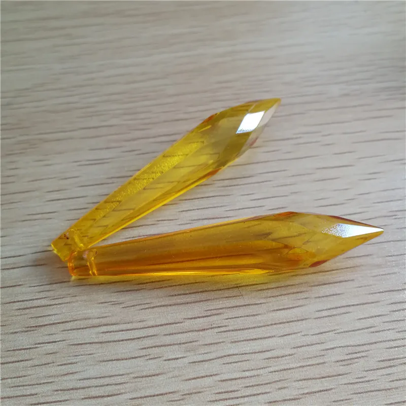 76 мм кристалл топаза u образная подвеска детали призмы Бесплатная