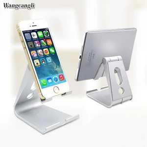 wangcangli rotating charging tablet phone holder for iphone cell desktop stand for phone stand mobile support table free global shipping