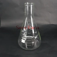 2000ml narrow neck borosilicate glass conical erlenmeyer flask for chemistry laboratory