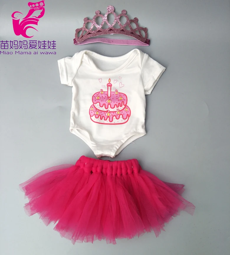 Кукольное платье для 43 см кукольная одежда 18 дюймовой куклы кружевное торта