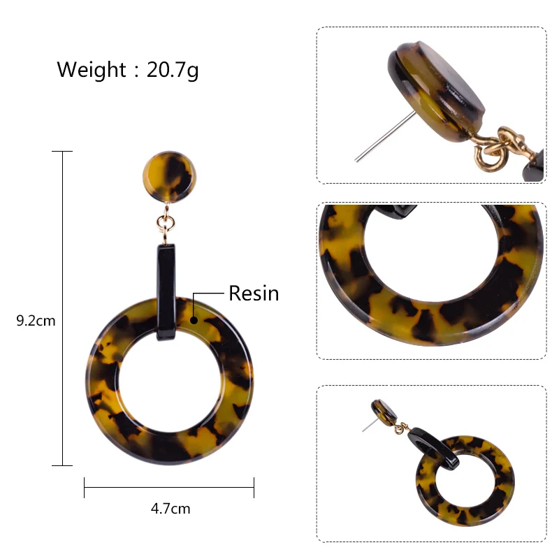 Оптовая продажа Длинные акриловые серьги GuanLong в виде карамели boucle bijoux femme oorbellen