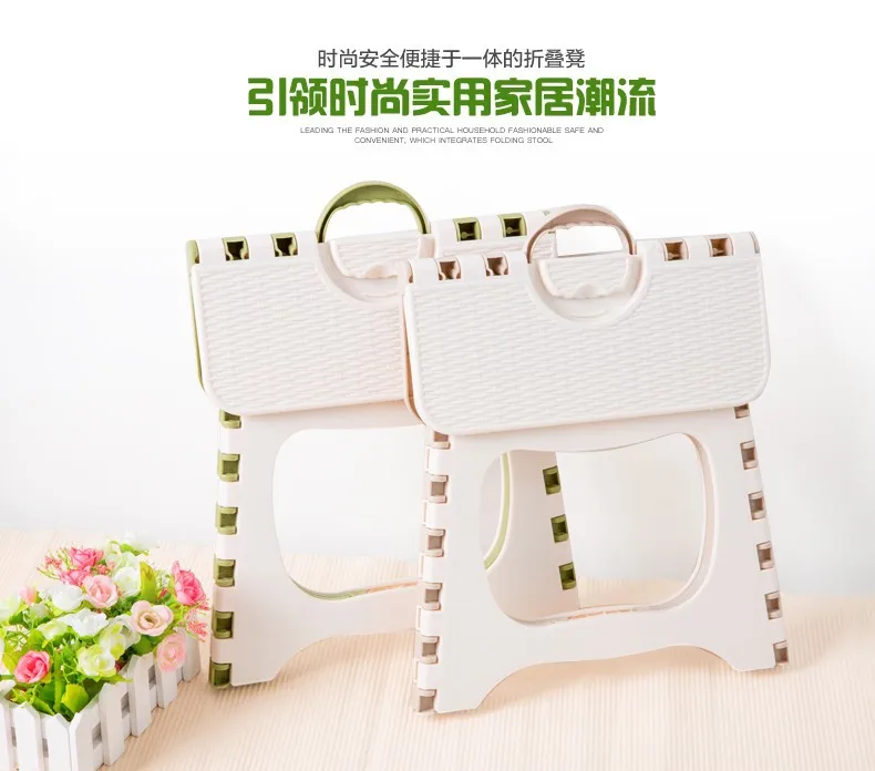 Складной стул высокого качества детский толстый пластиковый складной