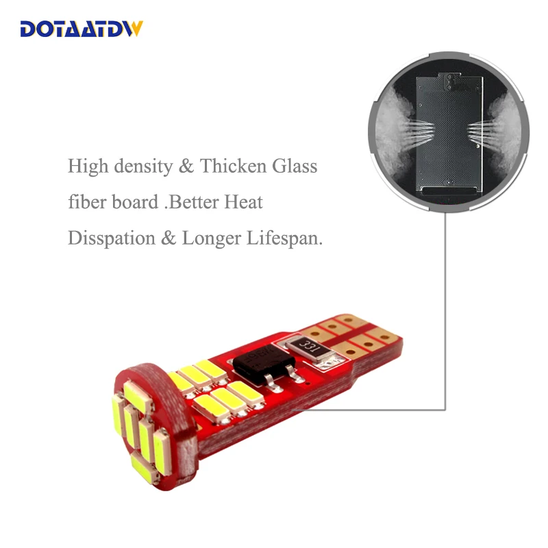 2x194 168 W5W 4014 18SMD Автомобильные светодиодные Сменные лампы s Canbus дневные ходовые